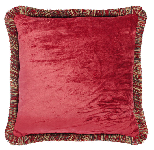 Bijou Fringed Cushion with Feather Fill