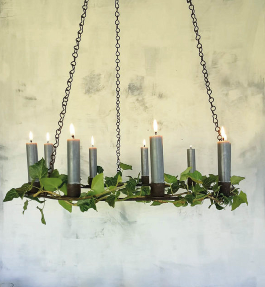 Rustic Chandelier for 9 Candles