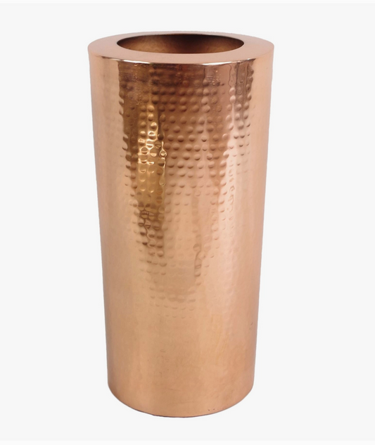 Large Copper Metal Vase 30cm Use